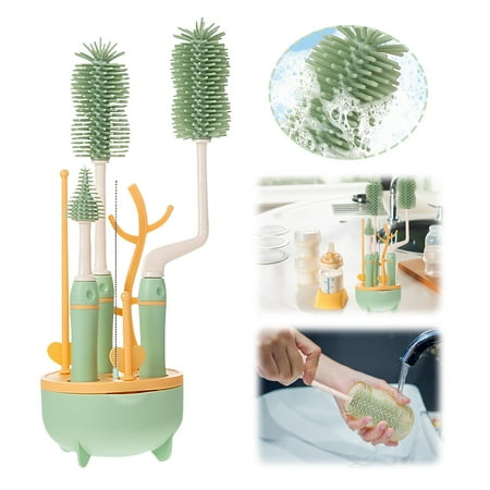 

wheel cleaning brush deep christmas gift Bottle Brushes For Cleaning Nipple And Brush Kit | Water Cleaner Set Straw Better