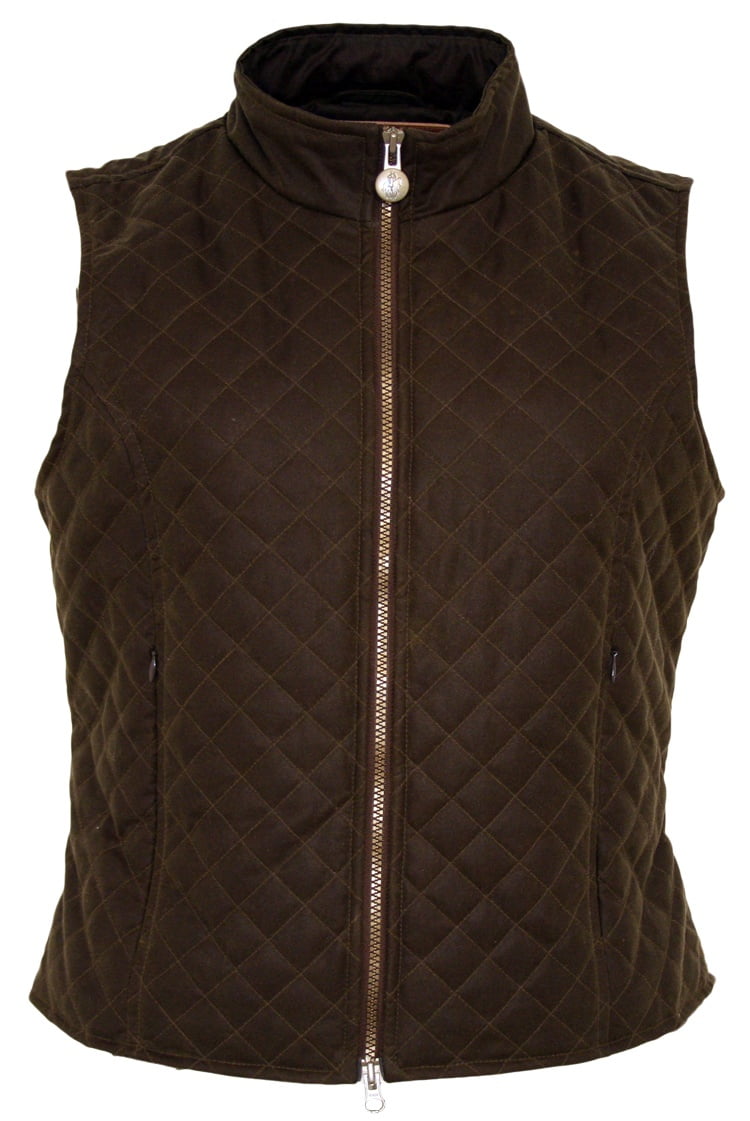 Outback Trading Co. Ladies Quilted Oilskin Vest