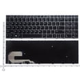 thumbnail image 3 of Nouveau Clavier d'Ordinateur Portable US/RU/SP pour HP 850 G5 G6 855 G5 755 G5 750 G5 US Clavier Rétroéclairé L14366-001 US Argenté Rétroéclairé, 3 of 6