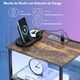 thumbnail image 5 of Juego de 2 Buros FurnitureR con Luces LED y 3 Cajones Negro, 5 of 9