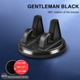 thumbnail image 5 of Ikohbadg 360 Rotatable Cellphone Car Mount Holder, Car Dashboard Mobile Phone Holder, Non-Slip Center Console Desktop Navigation Holder Compatible iPhone Smartphones, Universal for Car Home, Black, 5 of 10