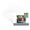 Off White Pebble, variant on Oyster Shell White Picture Frame Mat for 16x16 Frames - Fits 10x10 Photos - 10 Mats