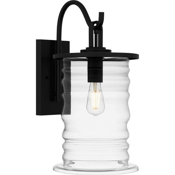 Quoizel Noland 1-Light Matte Black Outdoor Wall Lantern