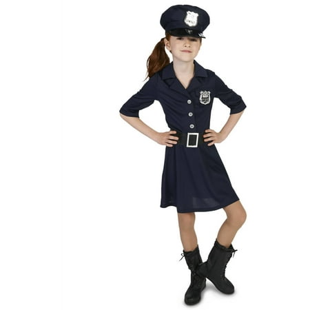 Police Officer Girl Child Halloween Costume