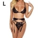 thumbnail image 1 of Mujer Encantadora Lencería Ropa de dormir Encaje Tanga Ropa interior Sujetador Conjunto Ropa de dormir, L Inevent XX000074-03, 1 of 7