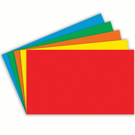 BORDER INDEX CARDS 3 X 5 BLANK PRIMARY COLORS 100CT - Walmart.com