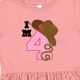 thumbnail image 4 of Inktastic 4th Birthday Cowgirl 4 Year Old Girls Toddler Dress, 4 of 5