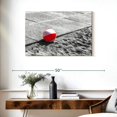 thumbnail image 3 of Elephant Stock Summer Beach Ball Pop Wall Art - Horizontal Canvas Wall Art - Living Room Wall Decor - Hobbies And Lifestyle Canvas - Gray And Red Decor - 36" x 24", 3 of 8