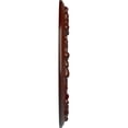 thumbnail image 4 of Ekena Millwork 12 1/4"OD x 7 1/2"ID x 7/8"P Ribbon with Bow Ceiling Medallion (Fits Canopies up to 7 1/2"), Hand-Painted Brushed Mahogany, 4 of 6