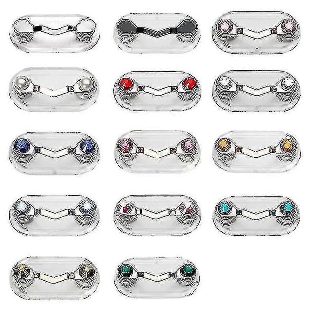 Magnetic Eyeglass Holder Keep Glasses Safe Magnetic Eyeglass Holders Id Badge Earphone