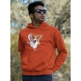 thumbnail image 2 of Cute Corgi Peeking Through Hoodie Men -Image by Shutterstock, Male Small, 2 of 4