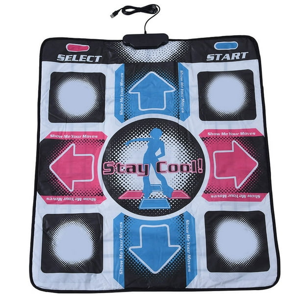 Alfombrilla de baile antideslizante, duradera y resistente al desgaste, con USB para PC