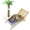 Blue, variant on Beach Chair Cat Hammock, Elevated Cat Beds for Indoor Cats, Original Cozy Lounger with Sisal Scratcher and Toy Ball