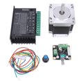 thumbnail image 2 of Kit Nema23 Kit De Controlador De Motor Paso A Paso 23HS5628 126N.cm 2.8A 56 Mm 6,35 Mm Motor De Diámetro De Eje Con Controlador De Motor Bifásico TB6600 Para Grabador Impresora, 2 of 7