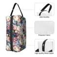 thumbnail image 5 of Uemuo Colorful Flowers Pattern Portable Toiletry Bags with Handle, Waterproof travel Make up Bags for Women, Large Capacity Travel Cosmetic Bags, 5 of 9