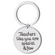 thumbnail image 1 of Teach Teacher Inspire-Llavero de Apple para hombre y mujer, llaveros de acero inoxidable, joyería de moda Unisex, regalo de Navidad, 1 of 4