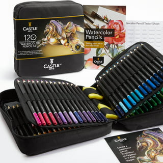 Castle Art Supplies 48 Piece Metallic Colored Pencil Set 
