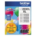 thumbnail image 1 of Cartucho de tinta Brother LC203 de color de alto rendimiento, paquete de 3, 1 of 7