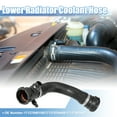 thumbnail image 2 of Manguera de refrigerante del radiador Unique Bargains No.17127646150/17127634449 para BMW X4 M40i 3.0L L6 - Gas 2018 Negro de goma, 2 of 6
