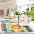 thumbnail image 2 of Yayeee Dish Drying Mat for Kitchen Counter Ultra Absorbent Easy Clean Pad 18x16", Colorful Stripes, 2 of 7