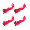 thumbnail image 2 of AMERTEER 4pcs Christmas Decorative Artificial Birds Craft Foams Bird with Glitter Sequins, 2 of 5