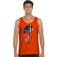 thumbnail image 6 of Men's Tank Top Shirt USA Flag Skull Americana, 6 of 13