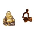 thumbnail image 1 of Figura Humana Sonriente De Buda Maitreya, Escultura Abstracta De Pensador, Arte Chino De Feng Shui, Adorno De Mesa Para Aniversario, Oficina, Boda Y Fiesta., 1 of 8