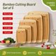 thumbnail image 3 of Juego de tablas de cortar de bambú Socisen con 5 pies antideslizantes, 3 of 8