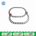 thumbnail image 1 of Train Track Set Big Building Blocks City Traffic Track Accessories Compatible With DuploEGG DIY Bricks Toys For Children Gift 26PCS A, 1 of 6
