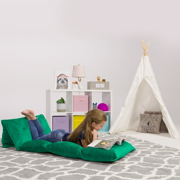 Posh Creations Kids Floor Pillow Cover - Premium Cushion and Lounger Covers for Pillows (Pillows Not Included)