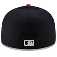 thumbnail image 4 of Men's New Era Navy/Red Atlanta Braves National Baseball Hall of Fame 59FIFTY Fitted Hat, 4 of 5