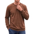 thumbnail image 3 of GENTS BLISS Crew Neck Men Sweatshirts Fleece Long Sleeve Shirts for Men Casual Pullover Sweatshirts for Men, 3 of 9