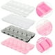 thumbnail image 5 of Organizador de la fuente del arte del clavo 4pcs / pack 12 compartimientos sostenedor plástico de los materiales del clavo (negro, blanco, claro y rojo), 5 of 5