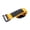 Amber yellow, variant on Heavy Type Webbing Backpacks Clip Triangular Carabiner Hook Mounting Hook for Hiking Fishing Backpacks Essential