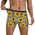 thumbnail image 2 of Kdxio Men's Boxer Briefs with Sunflowers Print - Comfortable and Breathable Underwear for Everyday Wear, 2 of 7