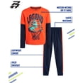 thumbnail image 2 of Pro Athlete Boys Pants Set - 2 Piece Performance Graphic Tees and Tricot Jogger Sweatpants (8-16), 2 of 7