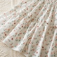 thumbnail image 7 of Gaexia Girls Dresses ,Toddler Children Girls Short Sleeve Flowers Prints Dresses Dress Clothes (White,4-5 Years), 7 of 7