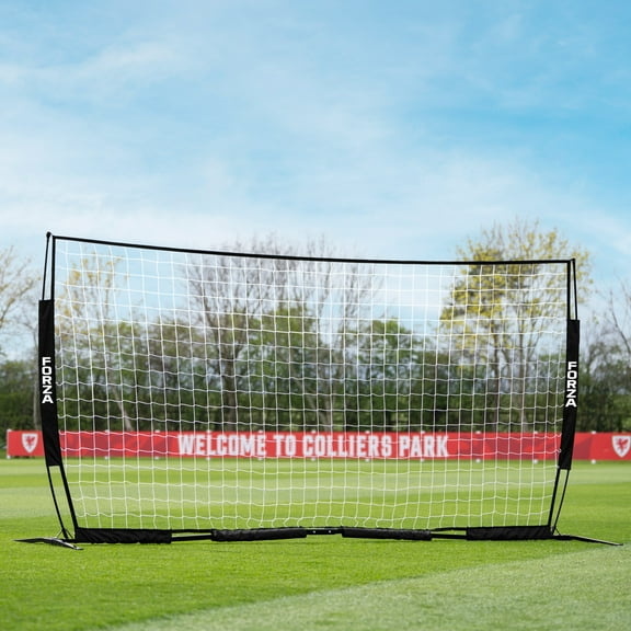 FORZA ProFlex Flat Soccer Goals [12ft x 6ft] – Pop-Up Soccer Goals – Without Weights