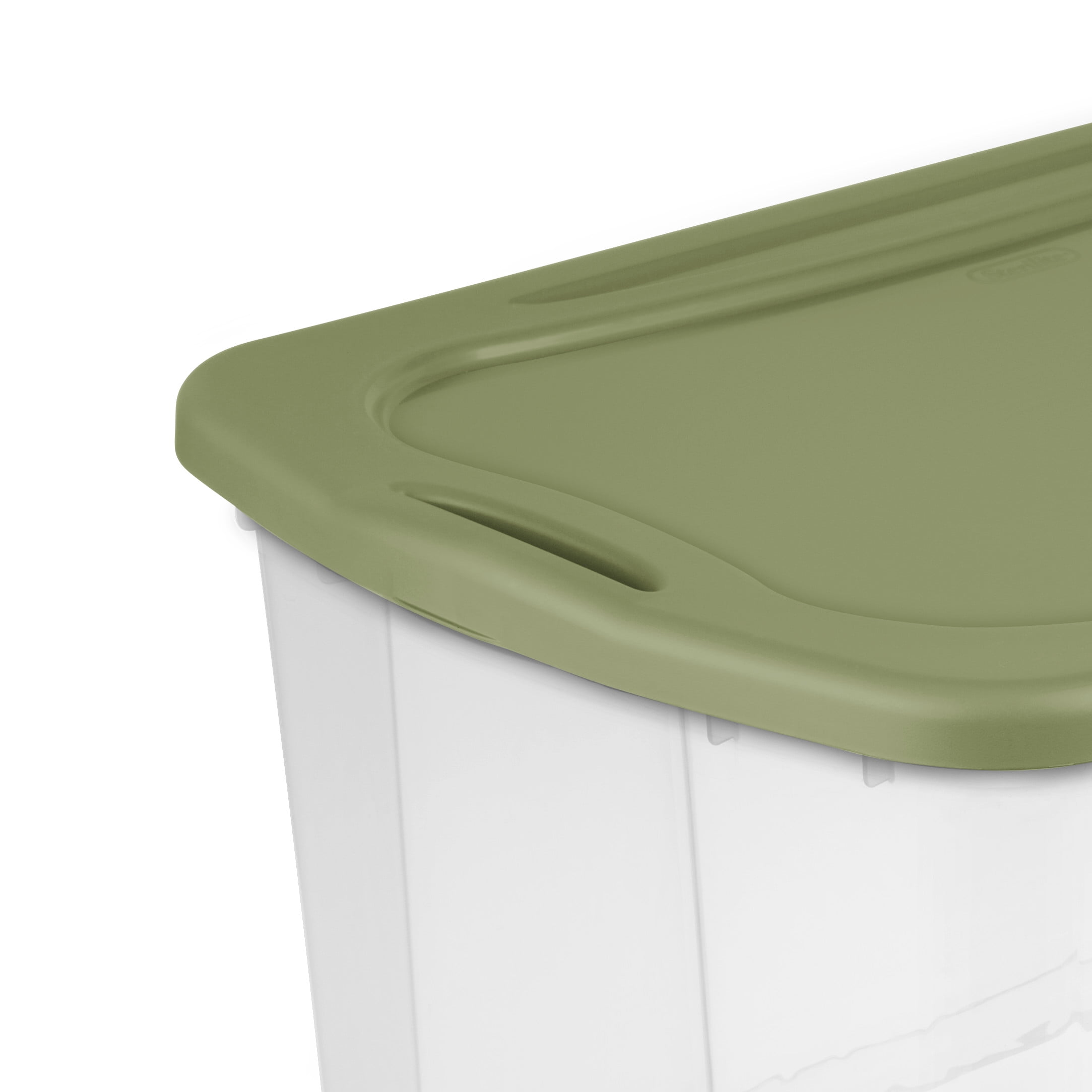 Sterilite Extra Large EZ Carry Storage Bin, 120 Quart Clear Plastic Storage