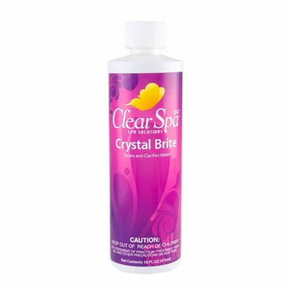 Clear Spa Crystal Brite Bottle, 16 oz