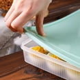 thumbnail image 4 of 1PC Deviled Egg Containers with Lid,Stackable Plastic Egg Tray Carrier,Deviled Egg Holder Tray Carrier,Stackable Countertop Egg Platter for Easter Picnic Party,24 Compartments/Set(Blue), 4 of 7