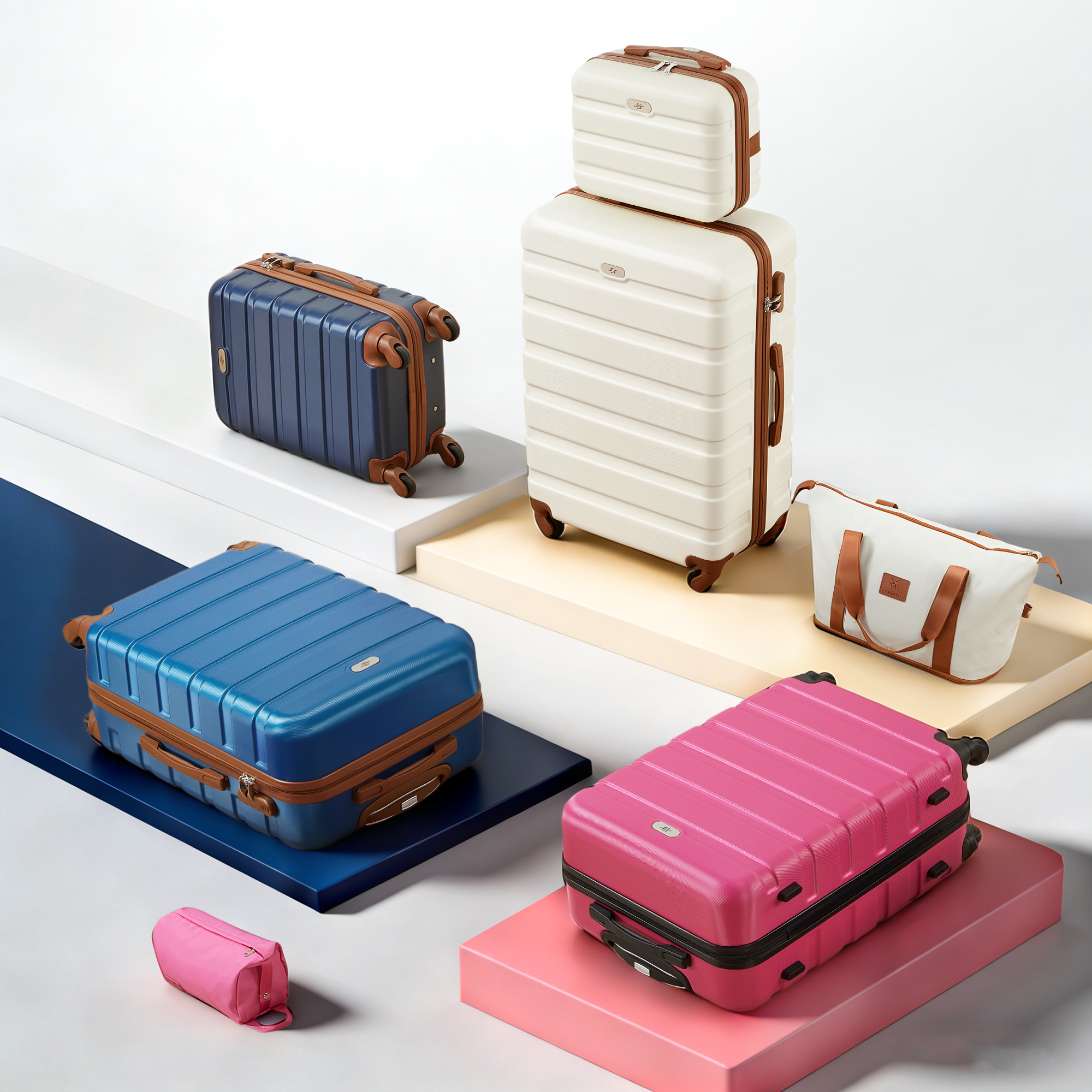 Gowill 7-Piece Luggage Set with Expandable Duffel Bag photo 3