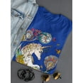 thumbnail image 3 of Magic Nature Unicorn Shaped T-Shirt Women -Image by Shutterstock, Female Small, 3 of 4