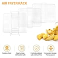 thumbnail image 4 of MesaSe Dehydrator Rack Large Capacity Food Dehydrator Stand Rack Stainless Steel Air Fryer Grill Stand Accessories 3 Layers Stackable Drying Rack Stacker Trays Kitchen Tool, 4 of 9
