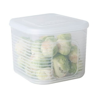 D-GROEE Containers for Fridge, Double-layer Dustproof Container