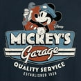 thumbnail image 3 of Disney - Mickey & Friends - Mickey's Garage - Quality Service - Men's Long Sleeve T-shirt, 3 of 5