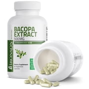 Bronson Bacopa Monnieri Extract 500 mg - Non GMO, Gluten Free, Soy Free, 90 Vegetarian Capsules