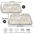 thumbnail image 3 of Uemuo Funny Goose1 Pattern Accordion Car Windshield Sun Shade, Foldable Reflective Sun Visor for Car, Reflector Windshield Sunshade-Medium, 3 of 7