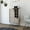 Light Gray, variant on L Bar Cabinet | Four Interior Shelves and Cubbies for Wine | Particle Board Main Component | Resolves Storage in Tight Spaces