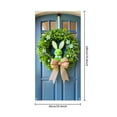 thumbnail image 3 of YWIYIUD 1PC Happy Easter Door Cover Easter Decorations, 71x35 Inch Easter Rabbit Eggs Door Banner Welcome Easter Banner Spring Theme Rabbit Door for Front Door Wall Indoor Outdoor Home Decor, 3 of 7